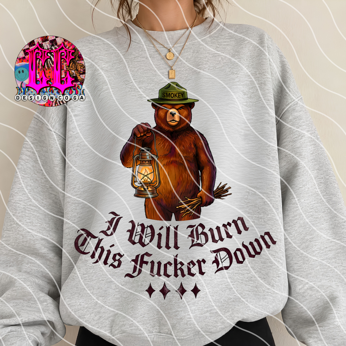 BURN THIS FKER DOWN PNG DIGITAL DOWNLOAD