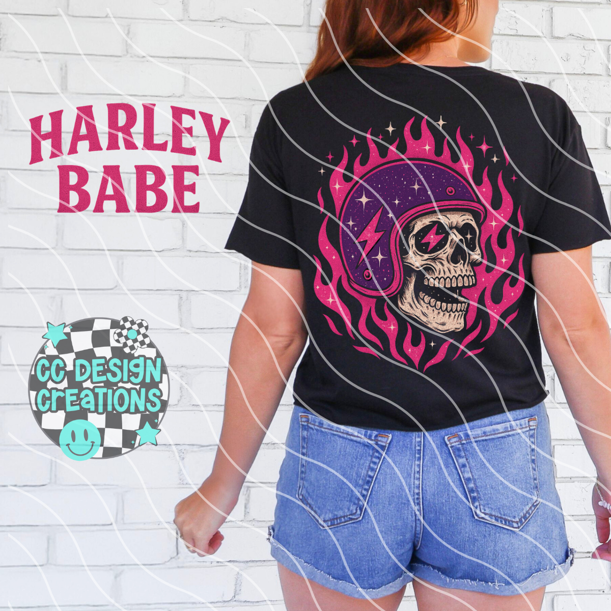Harley Babe PNG Digital Download