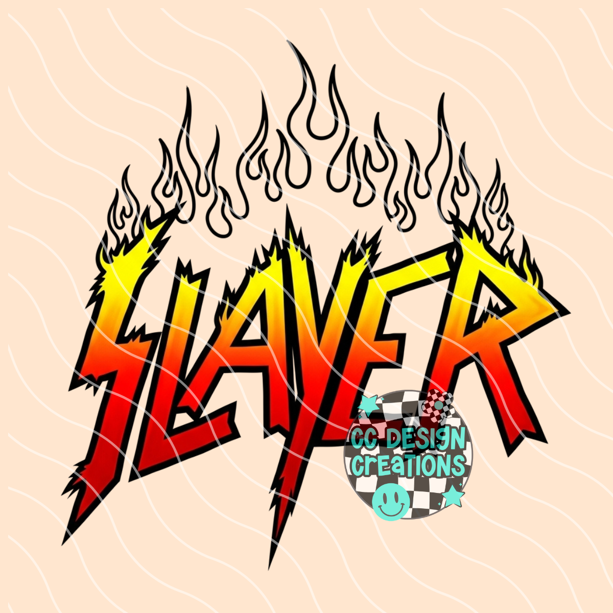 Slay er Flames PNG Digital Download
