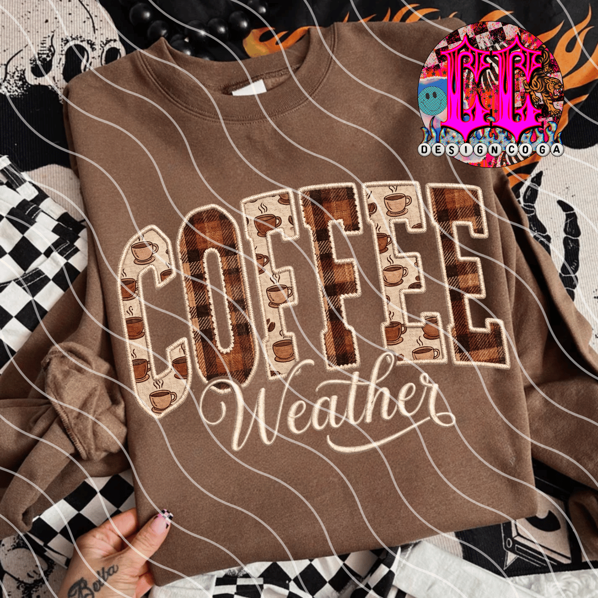 COFFEE WEATHER PNG DIGITAL DOWNLOAD