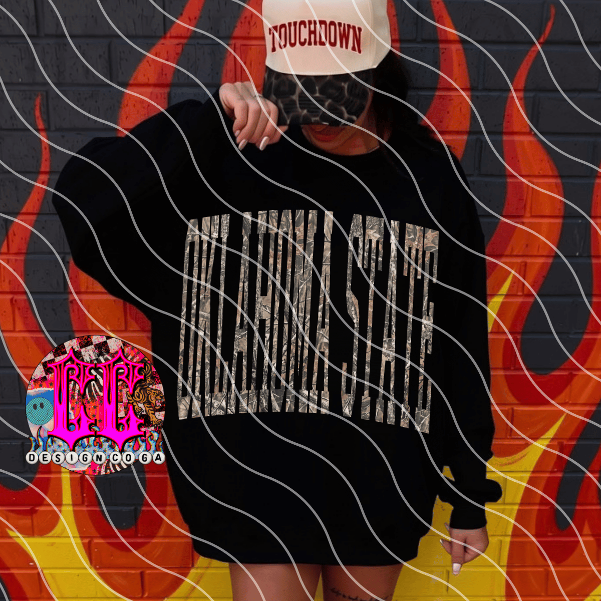 OS COWBOY CAMO PNG DIGITAL DOWNLOAD