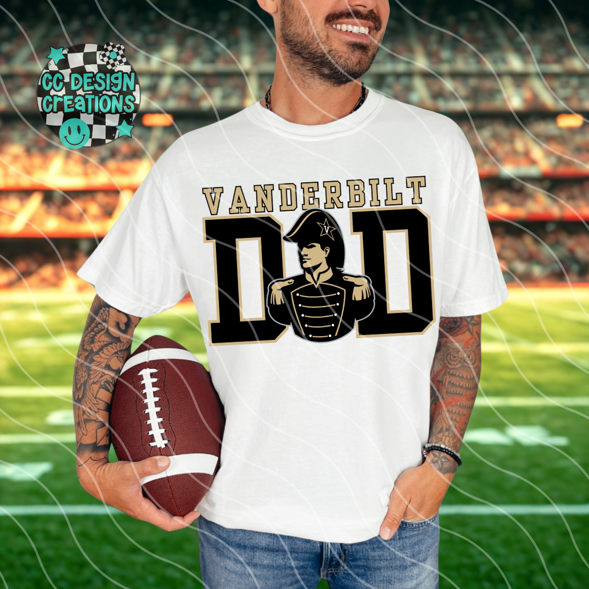 Vandi Dad Football PNG Digital Download