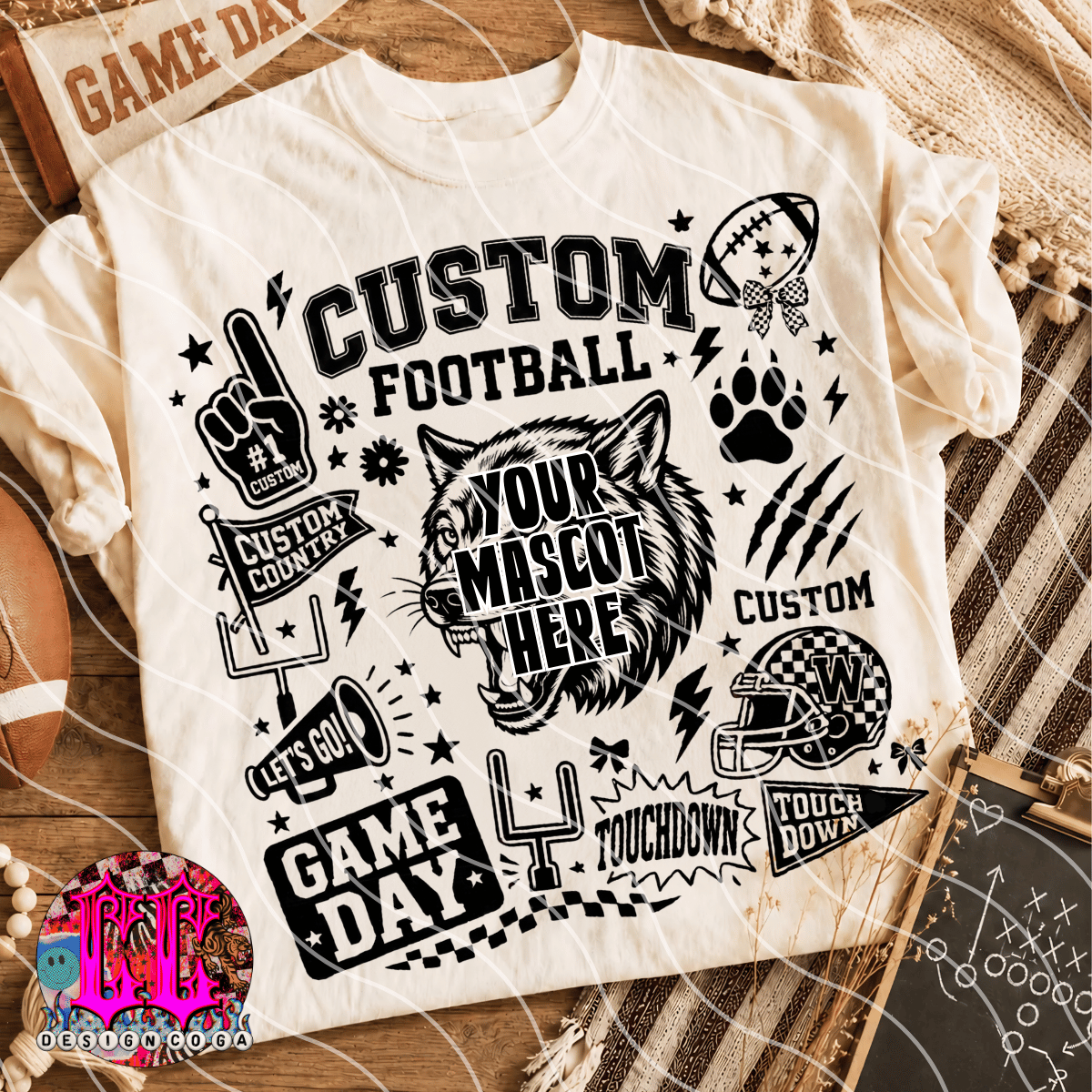 CUSTOM MASCOT COLLAGE PNG DIGITAL DOWNLOAD