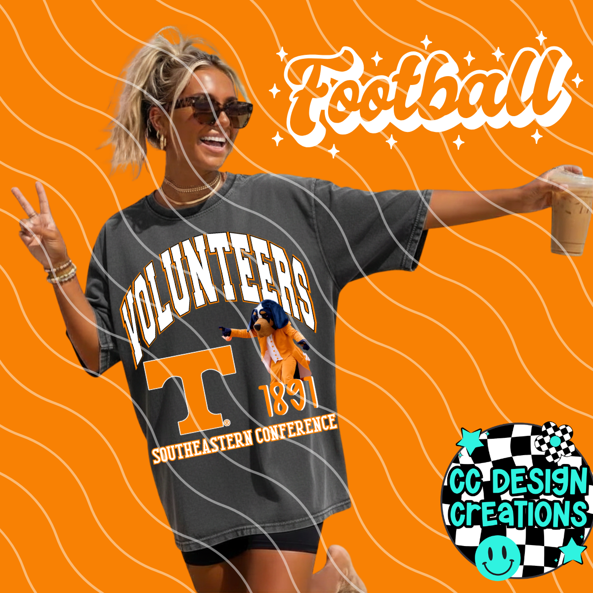 VOLS COLL EGE FOOTBALL PNG DIGITAL DOWNLOAD