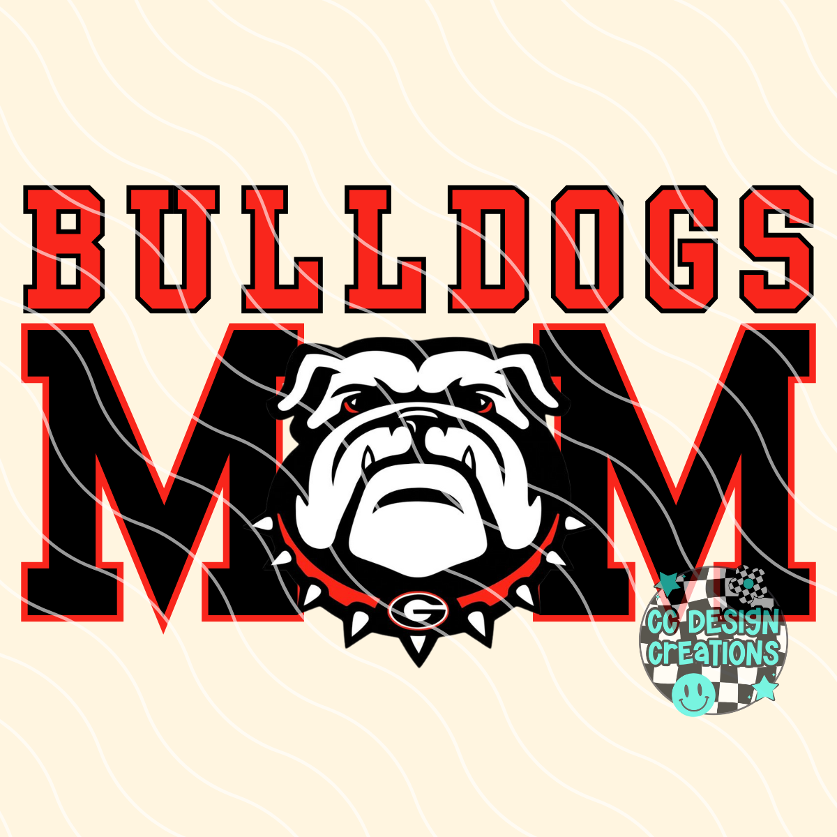 Bulldogs Mom PNG Digital Download