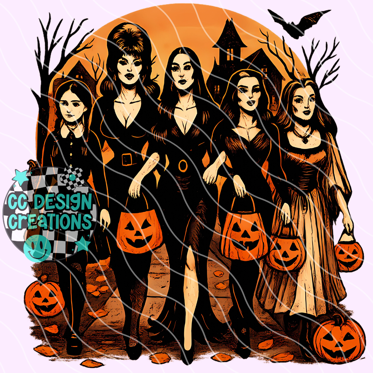 Girls Of Halloween PNG Digital Download