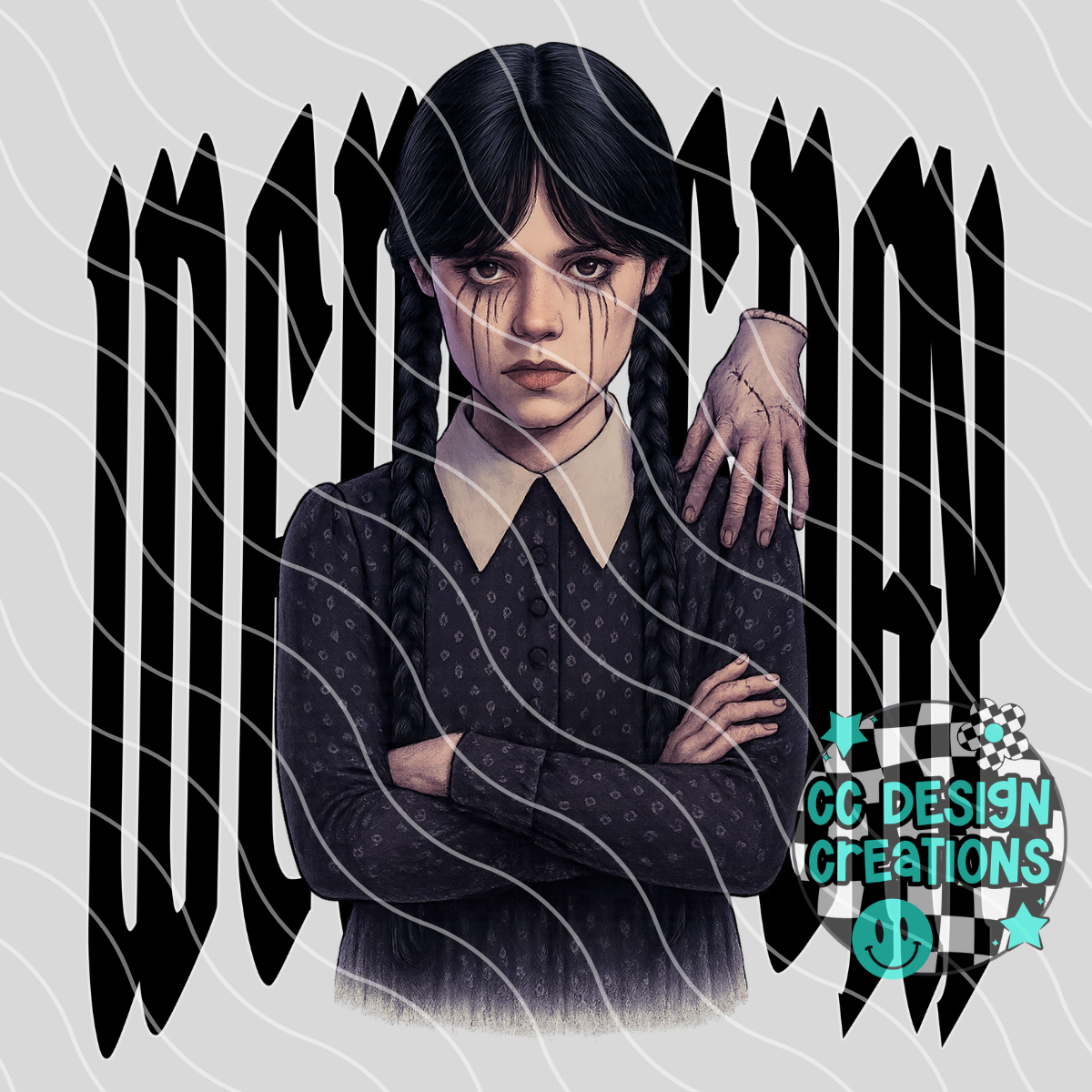 Wednesday Goth PNG Digital Download