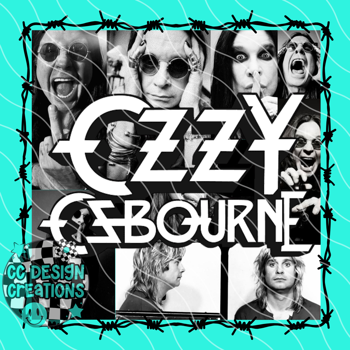Ozzy Collage PNG Digital Download