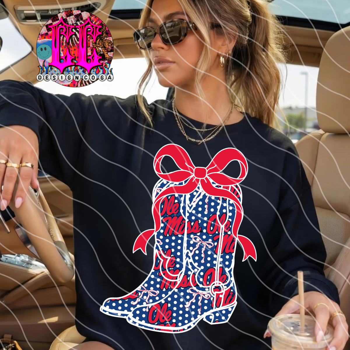 POLKA DOT COWGIRL OLE MS PNG DIGITAL DOWNLOAD