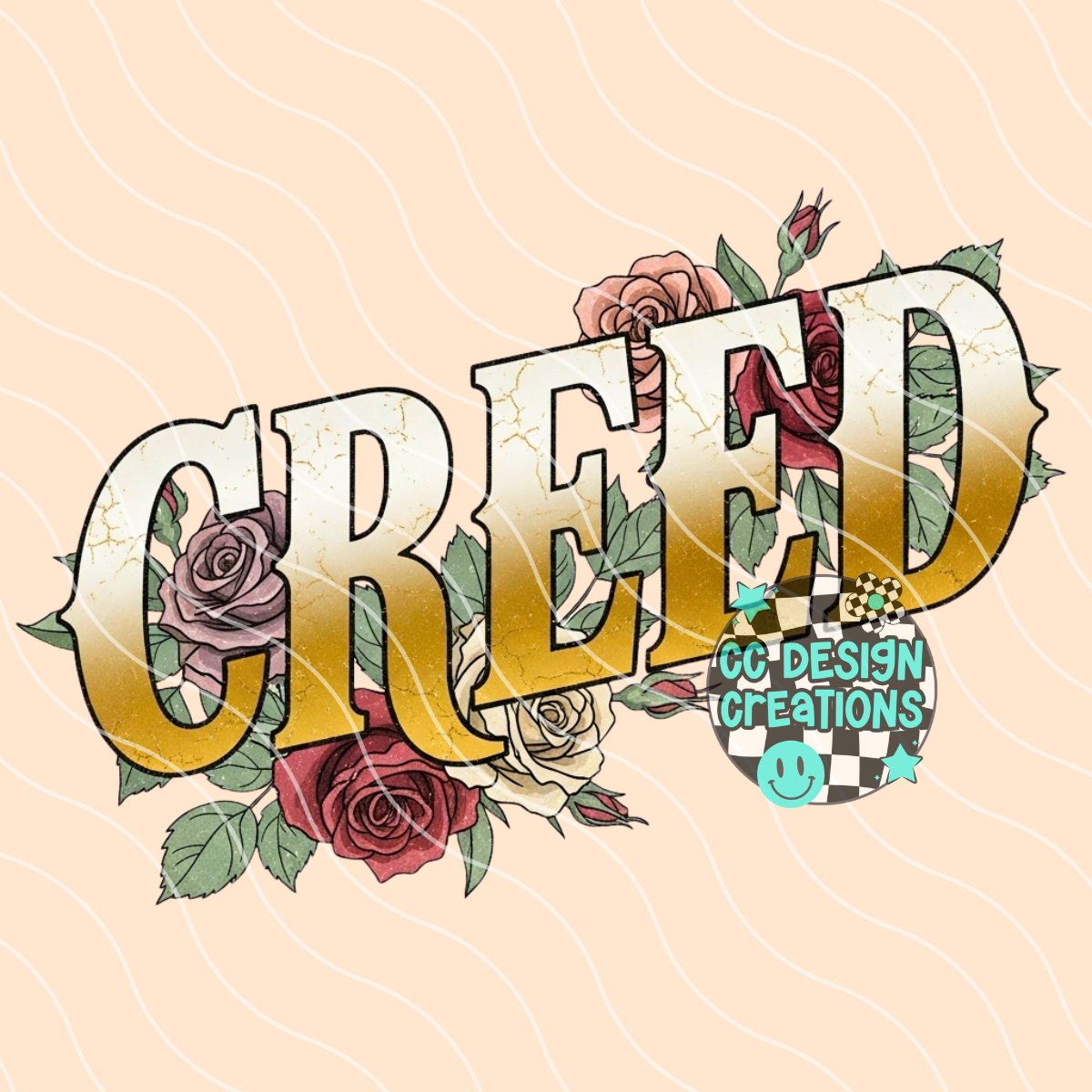 Floral Creed PNG Digital Download