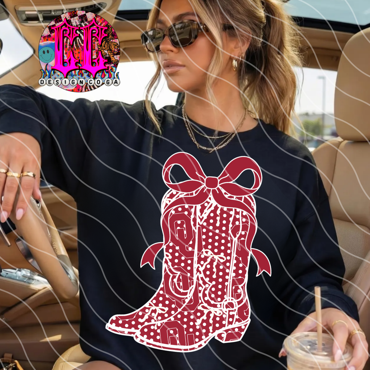 POLKA DOT COWGIRL SOON PNG DIGITAL DOWNLOAD