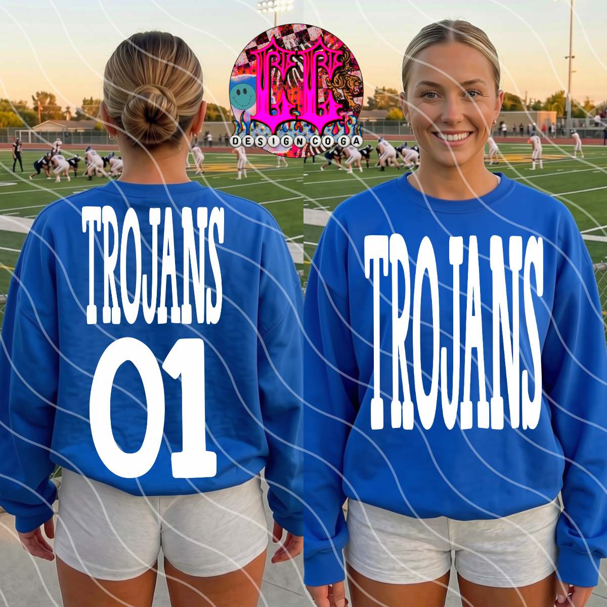 TROJANS NUMBER ONE PNG DIGITAL DOWNLOAD