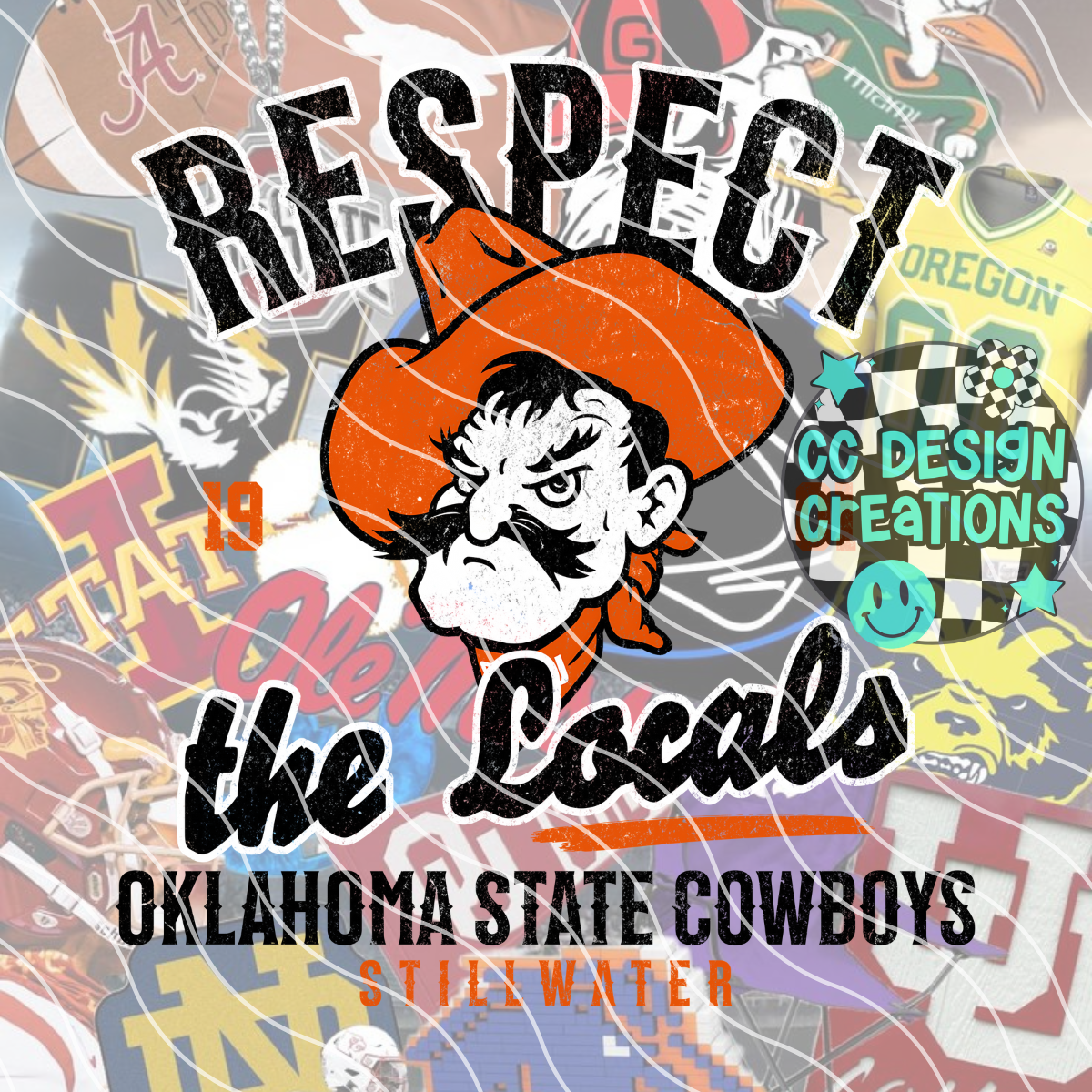 Respect The Locals Cowboys PNG Digital Download