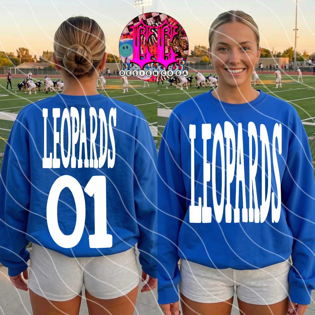 LEOPARDS NUMBER ONE PNG DIGITAL DOWNLOAD