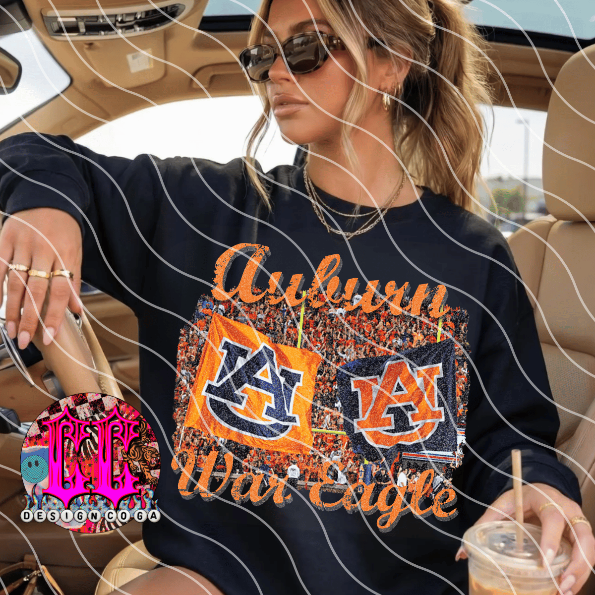 AUB FOOTBALL VINTAGE PNG DIGITAL DOWNLOAD