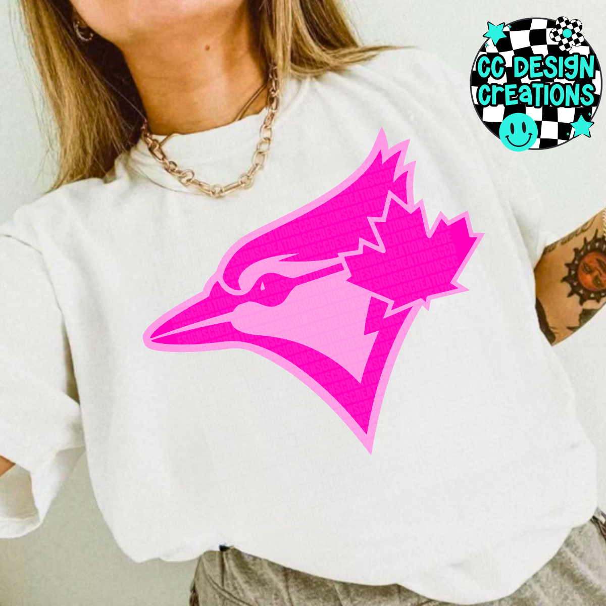 Blue Jays Preppy Pink PNG Digital Download