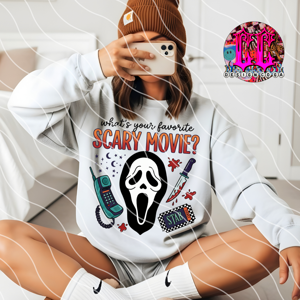 SCARY MOVIE PNG DIGITAL DOWNLOAD