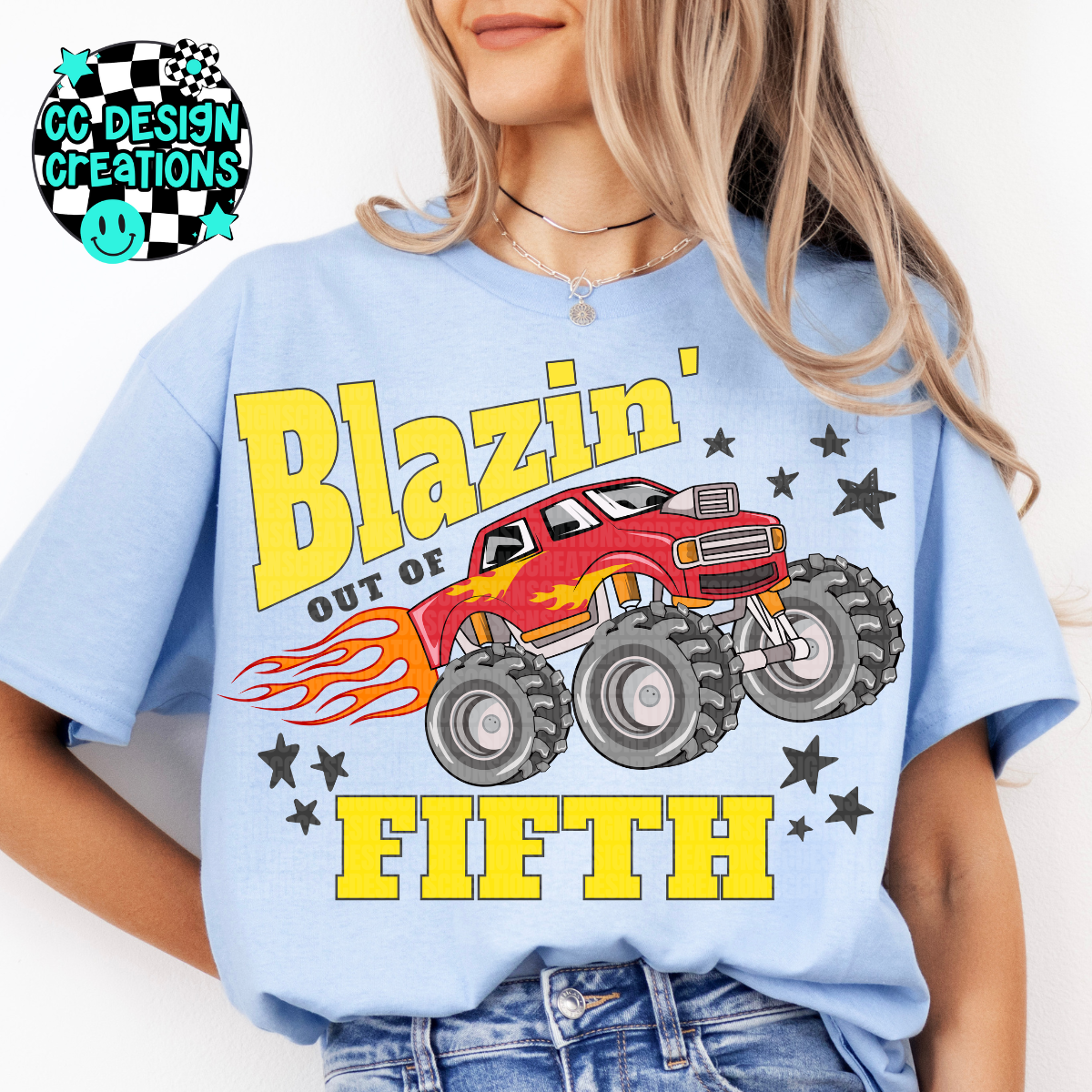 Blazin Out of Fifth PNG Digital Download
