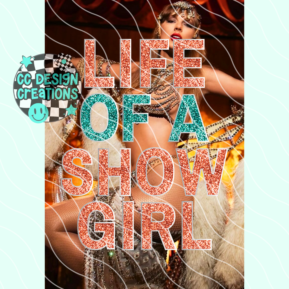 Life of a Showgirl Taylor PNG Digital Download