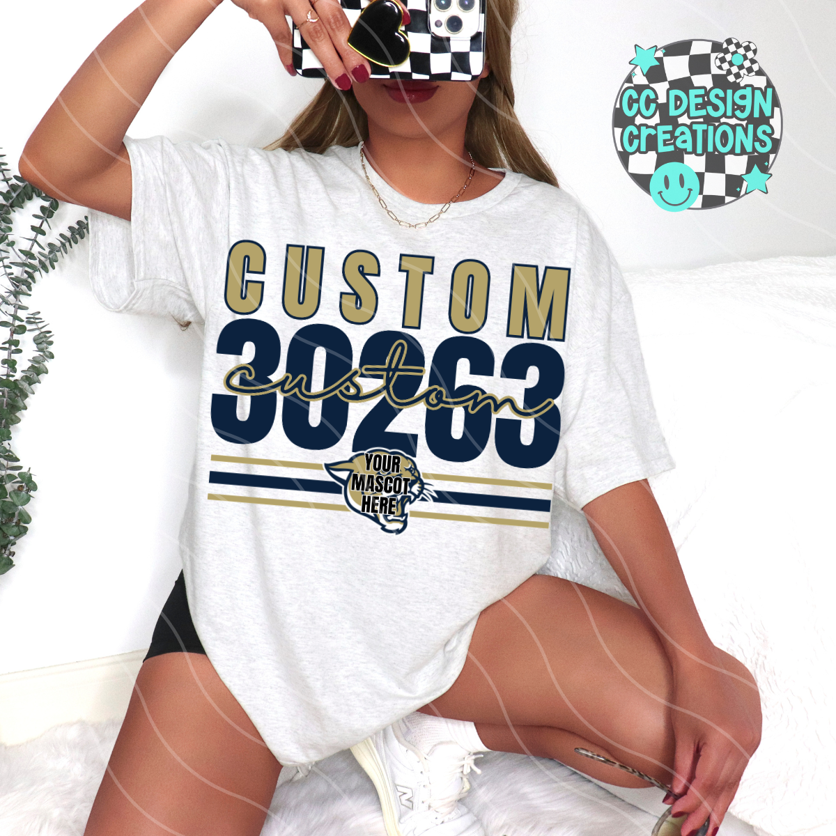 Custom School Pride Zip Code TEMPLATE