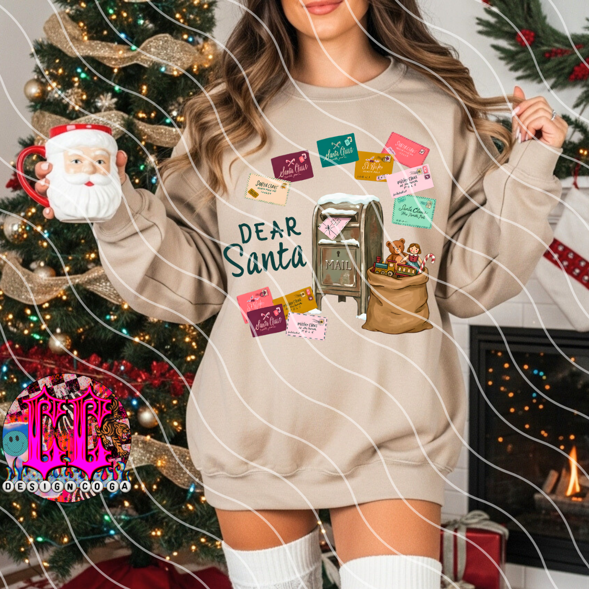 DEAR SANTA PNG DIGITAL DOWNLOAD