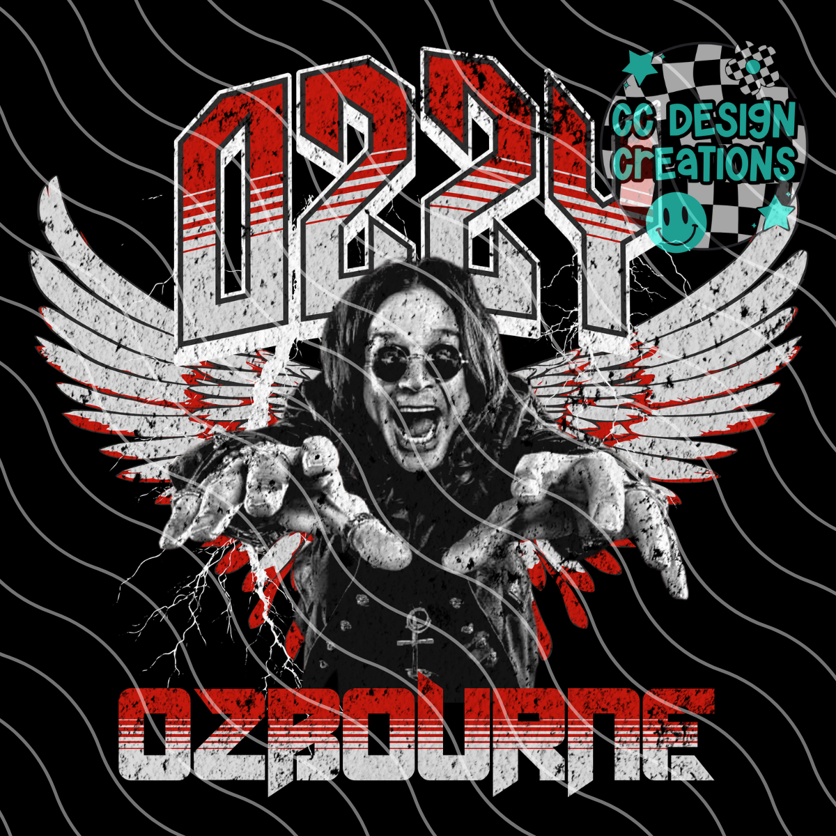 Rock On Forever Ozzy PNG Digital Download