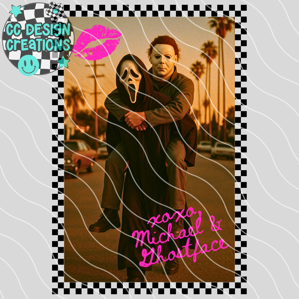 XOXO Michael & Ghostface PNG Digital Download