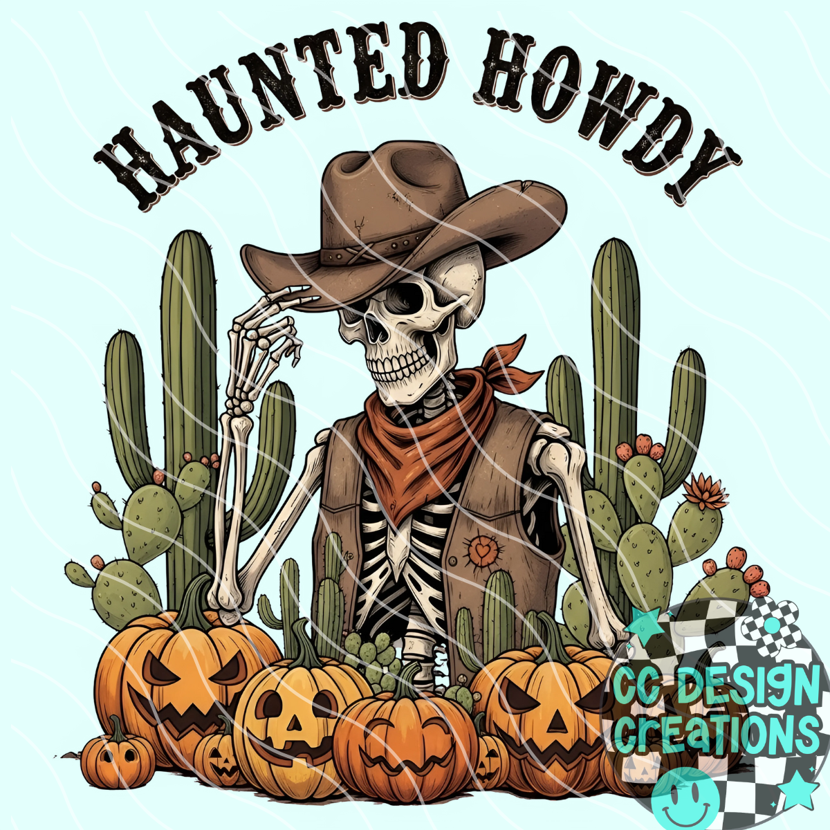 Haunted Howdy PNG Digital Download