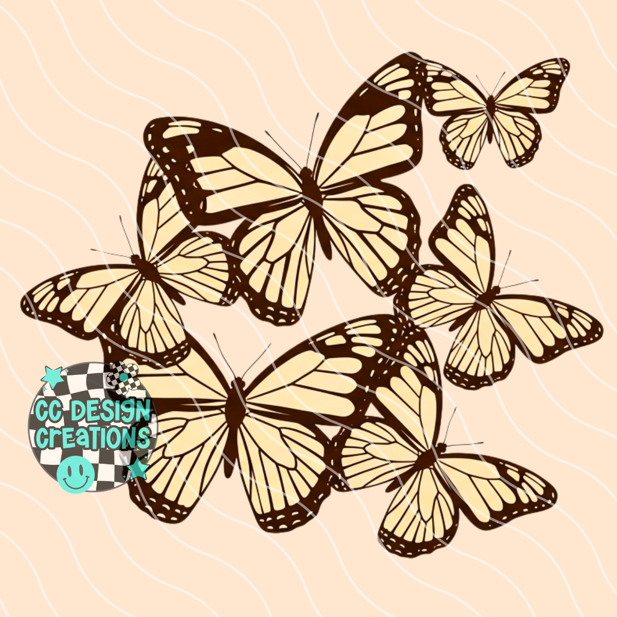 Fall Butterflies PNG Digital Download