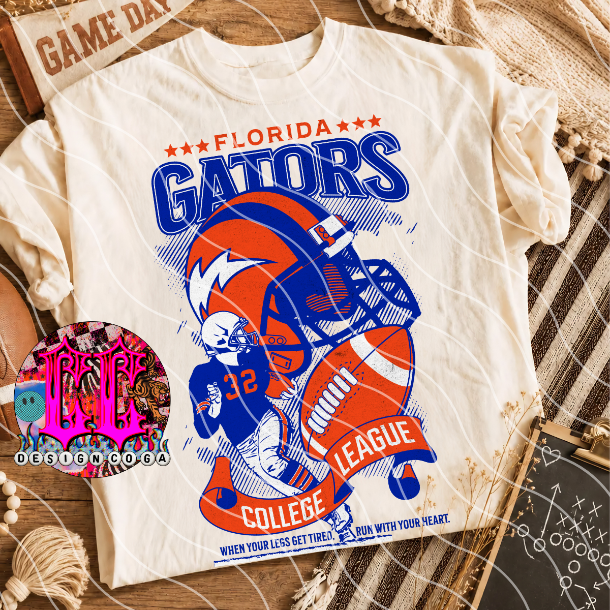 GATORS VINTAGE PNG DIGITAL DOWNLOAD