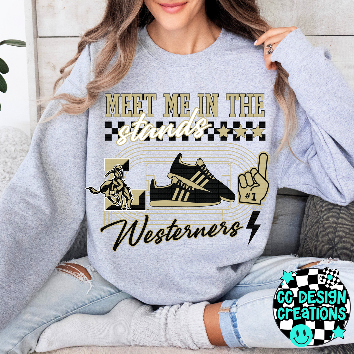 CUSTOM Meet Me In The Stands Track School Spirit PNG Digital Download