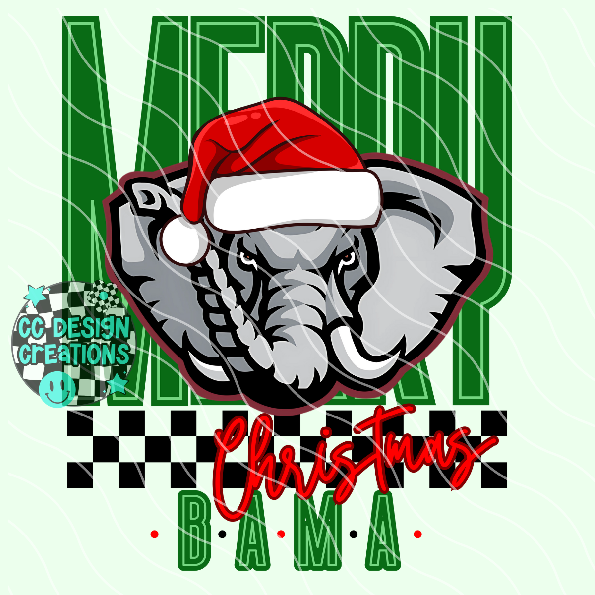 Christmas Bama PNG Digital Download