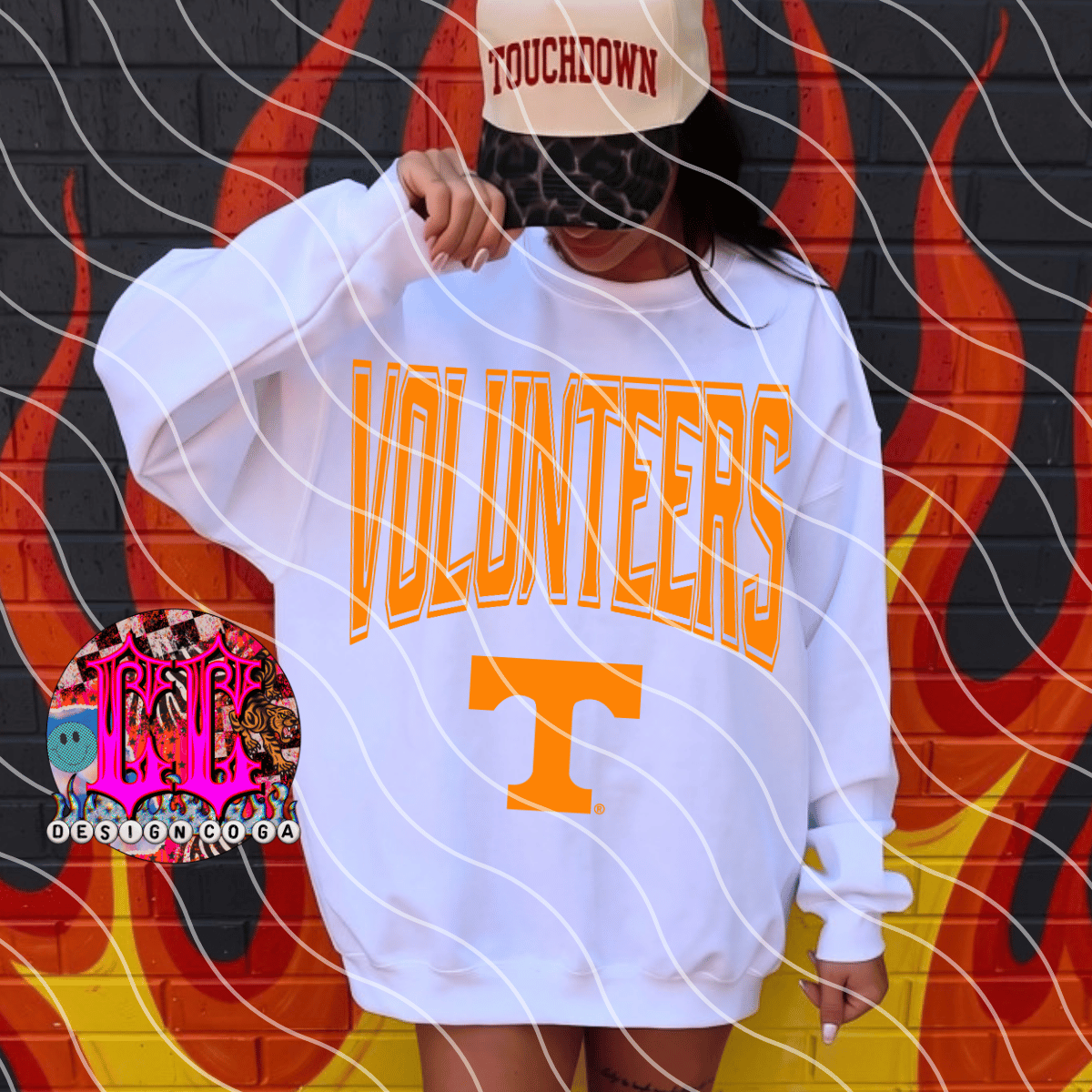 VOLS 2 RETRO FOOTBALL PNG DIGITAL DOWNLOAD