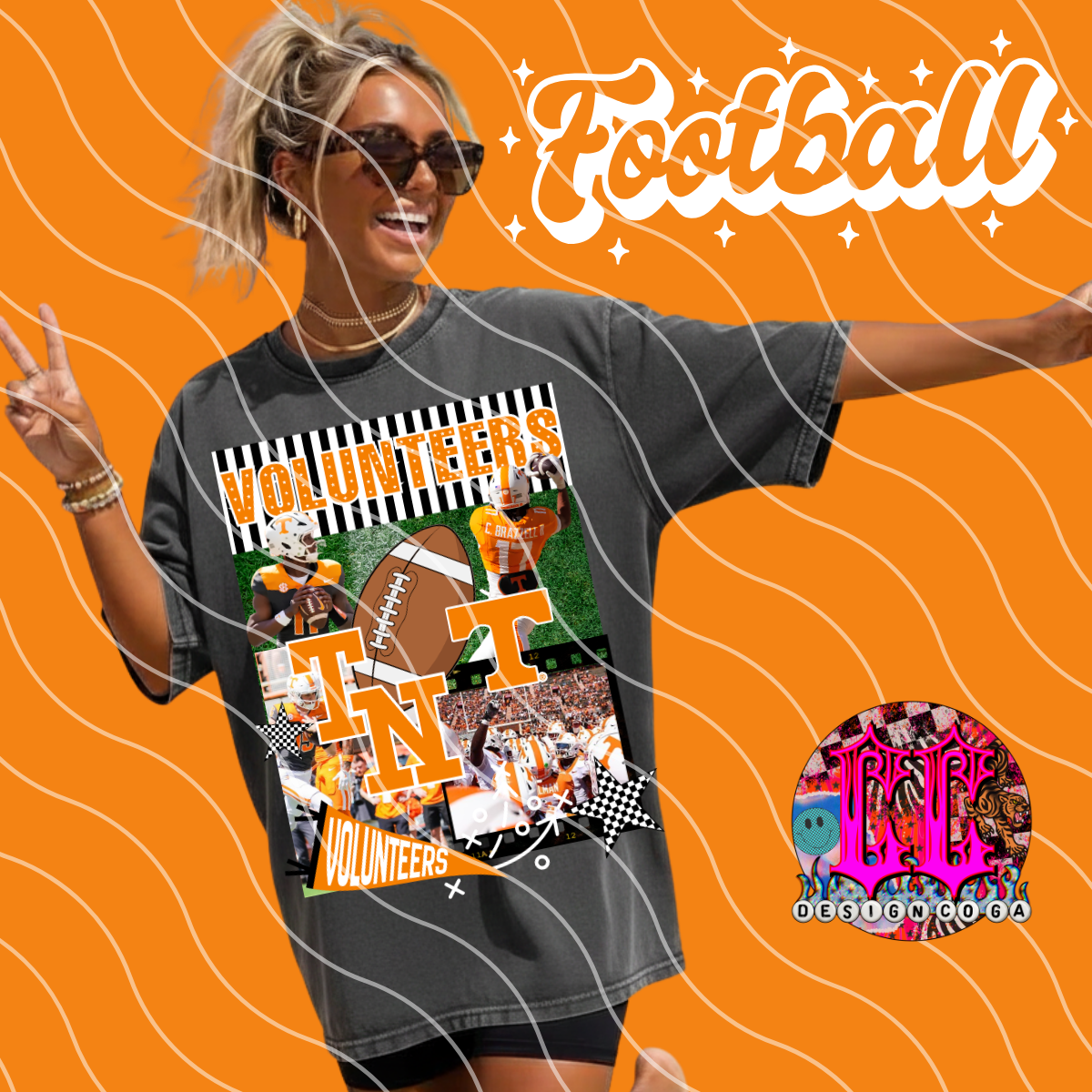 VOLS FOOTBALL MIX PNG DIGITAL DOWNLOAD