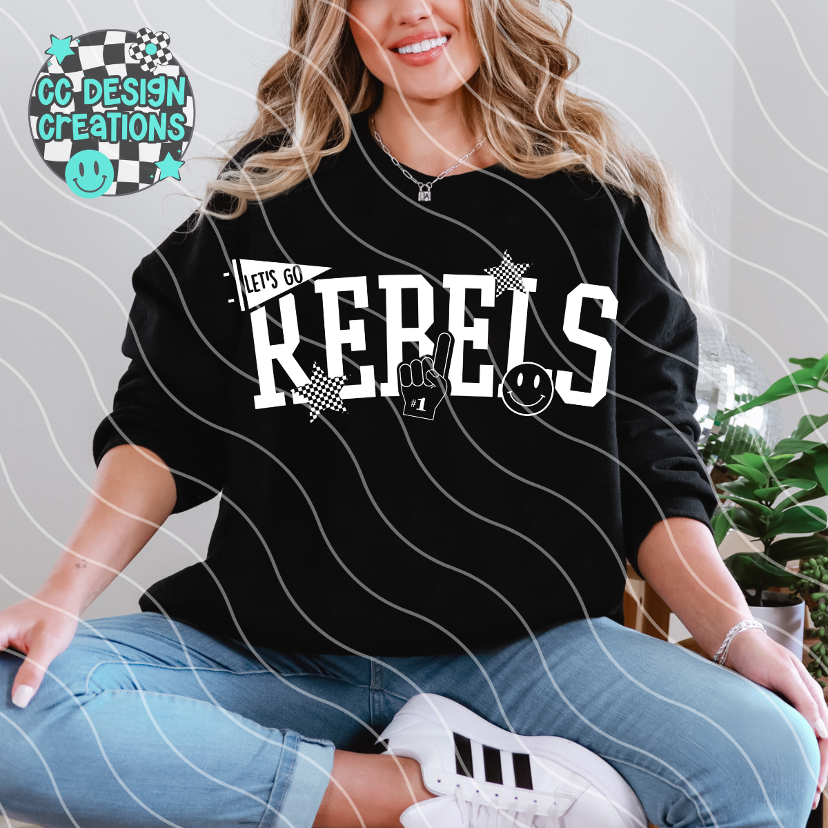 Rebels School Spirit Mascot PNG Digital Download