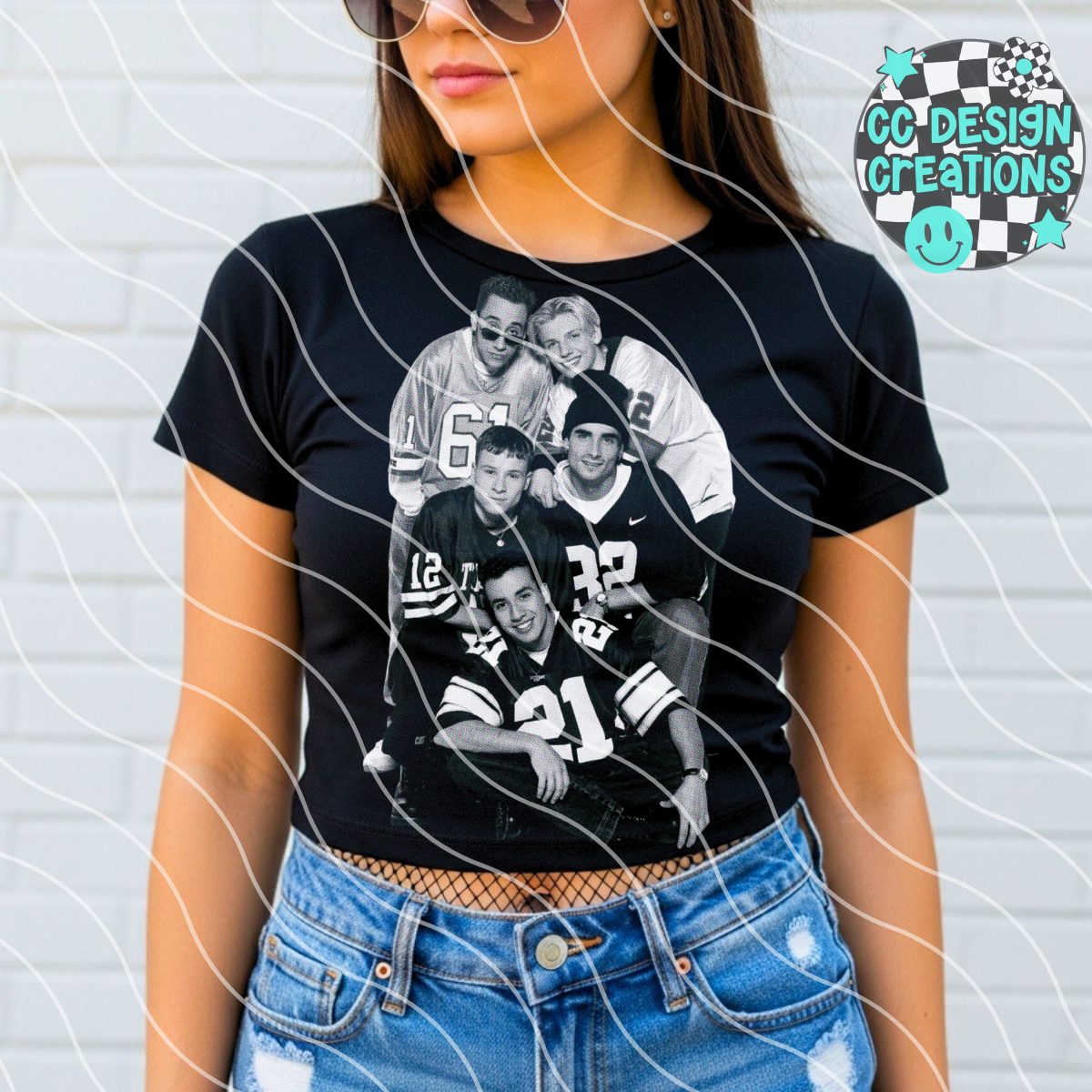 Backstreet Boys Halftone PNG Digital Download
