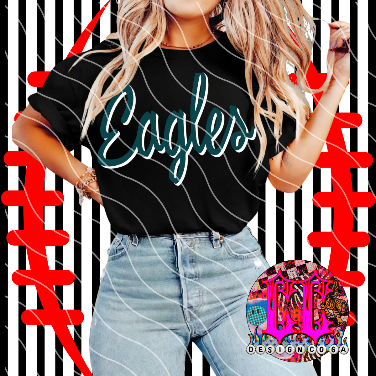 EAGLES FOOTBALL TIME PNG DIGITAL DOWNLOAD