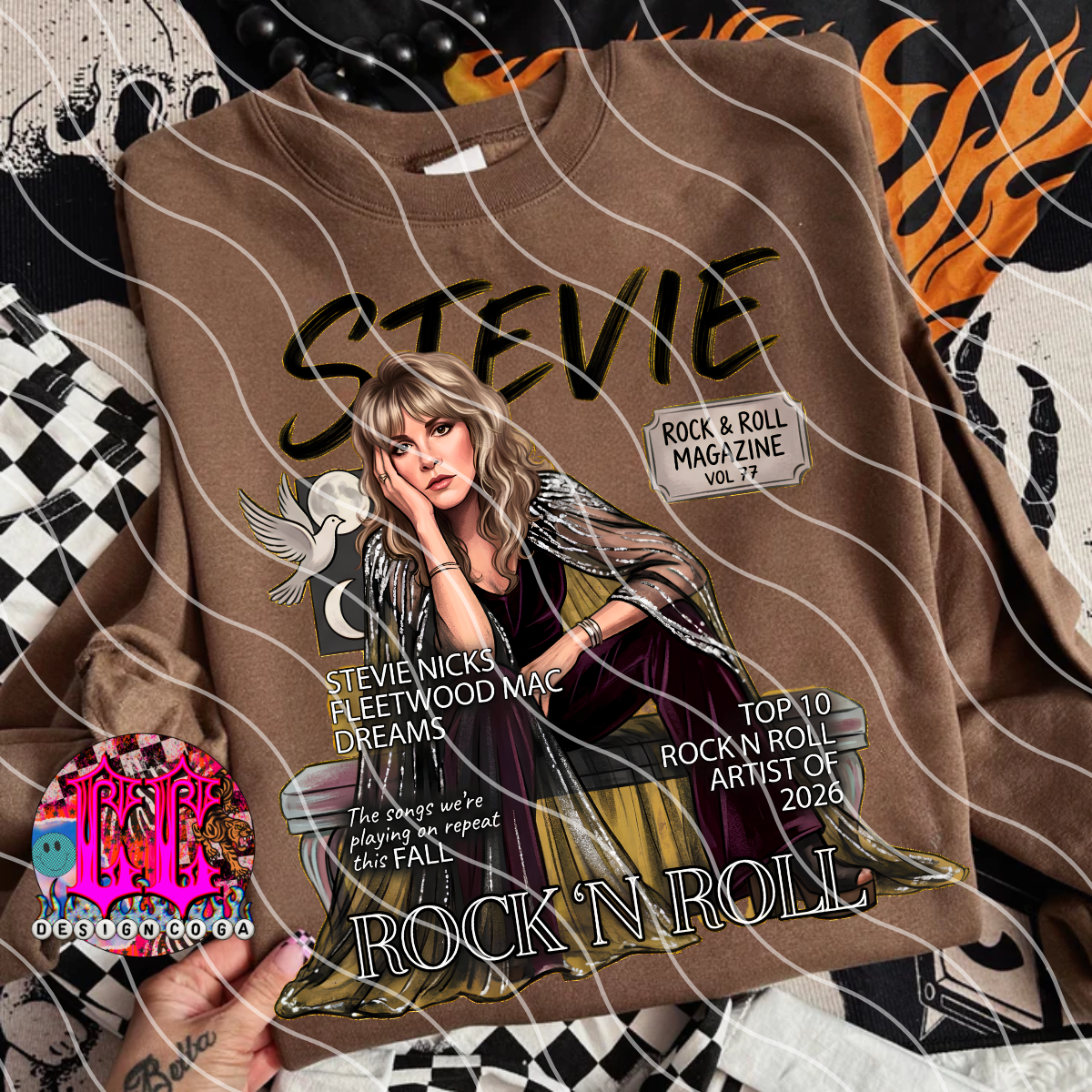 STEVIE ROCKNROLL PNG DIGITAL DOWNLOAD