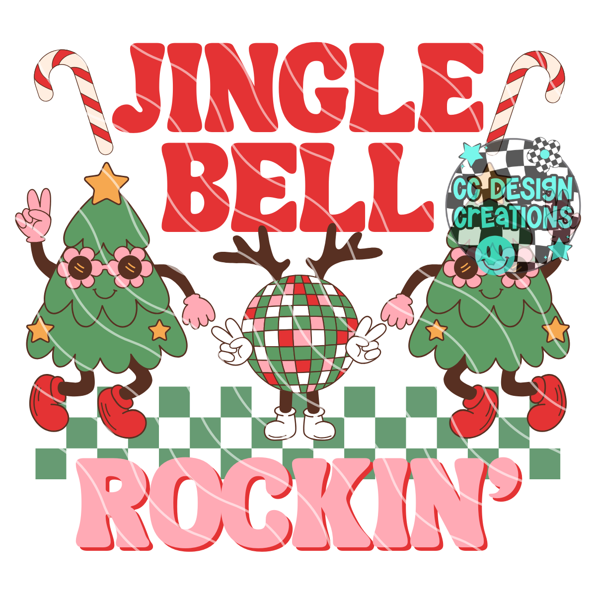 Jingle Bell Rockin PNG Digital Download
