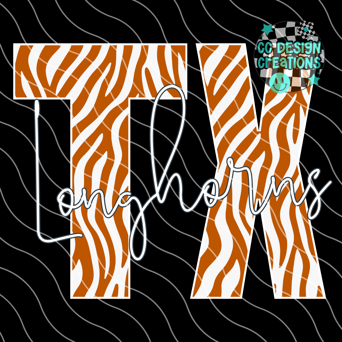 Long horns Football Zebra PNG Digital Download