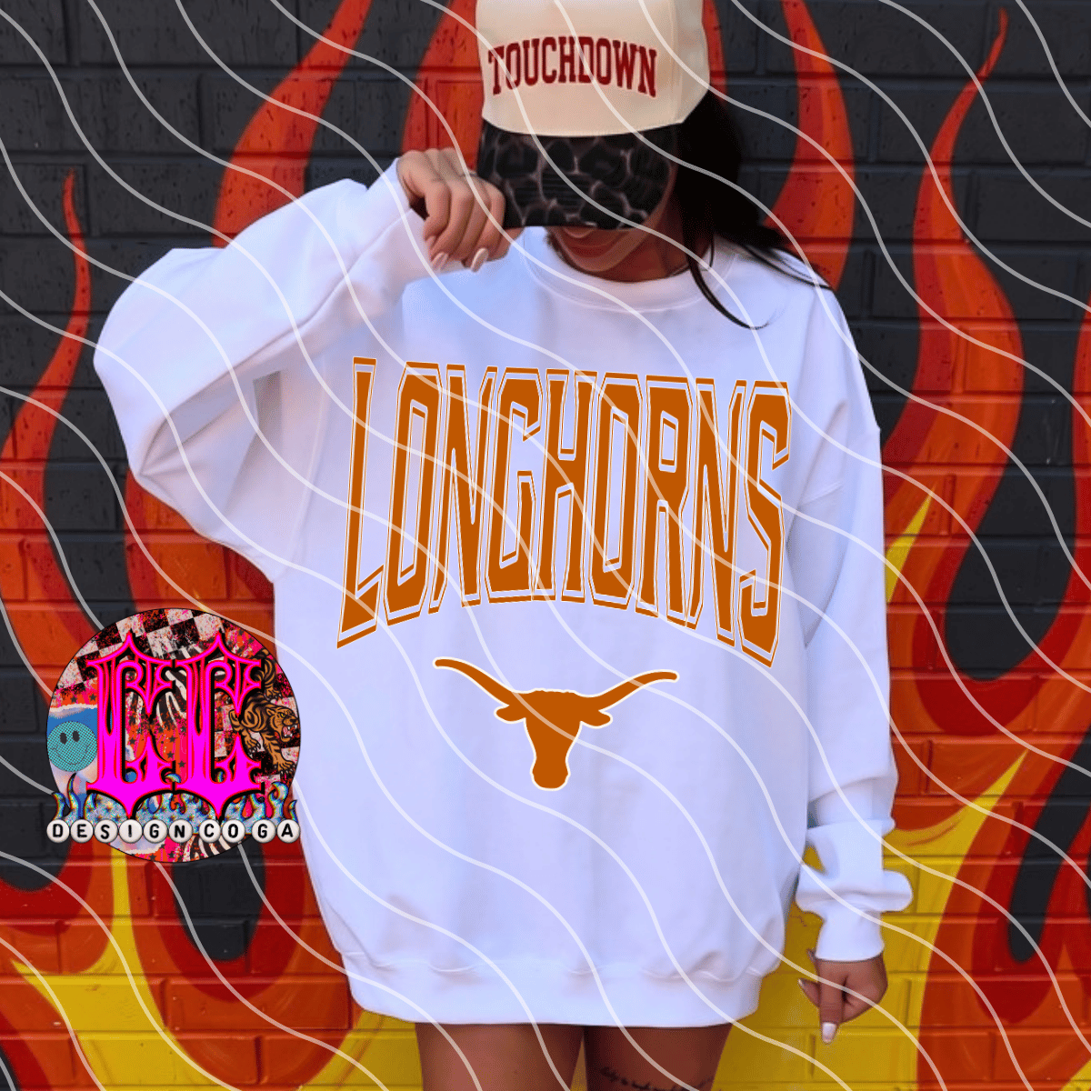 HORNS 2 RETRO FOOTBALL PNG DIGITAL DOWNLOAD