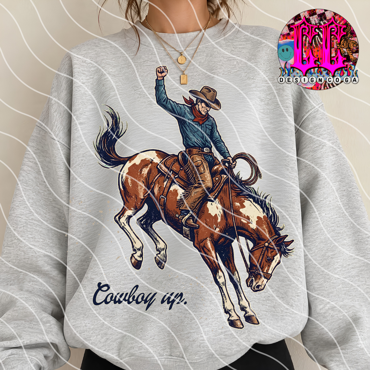 COWBOY UP PNG DIGITAL DOWNLOAD