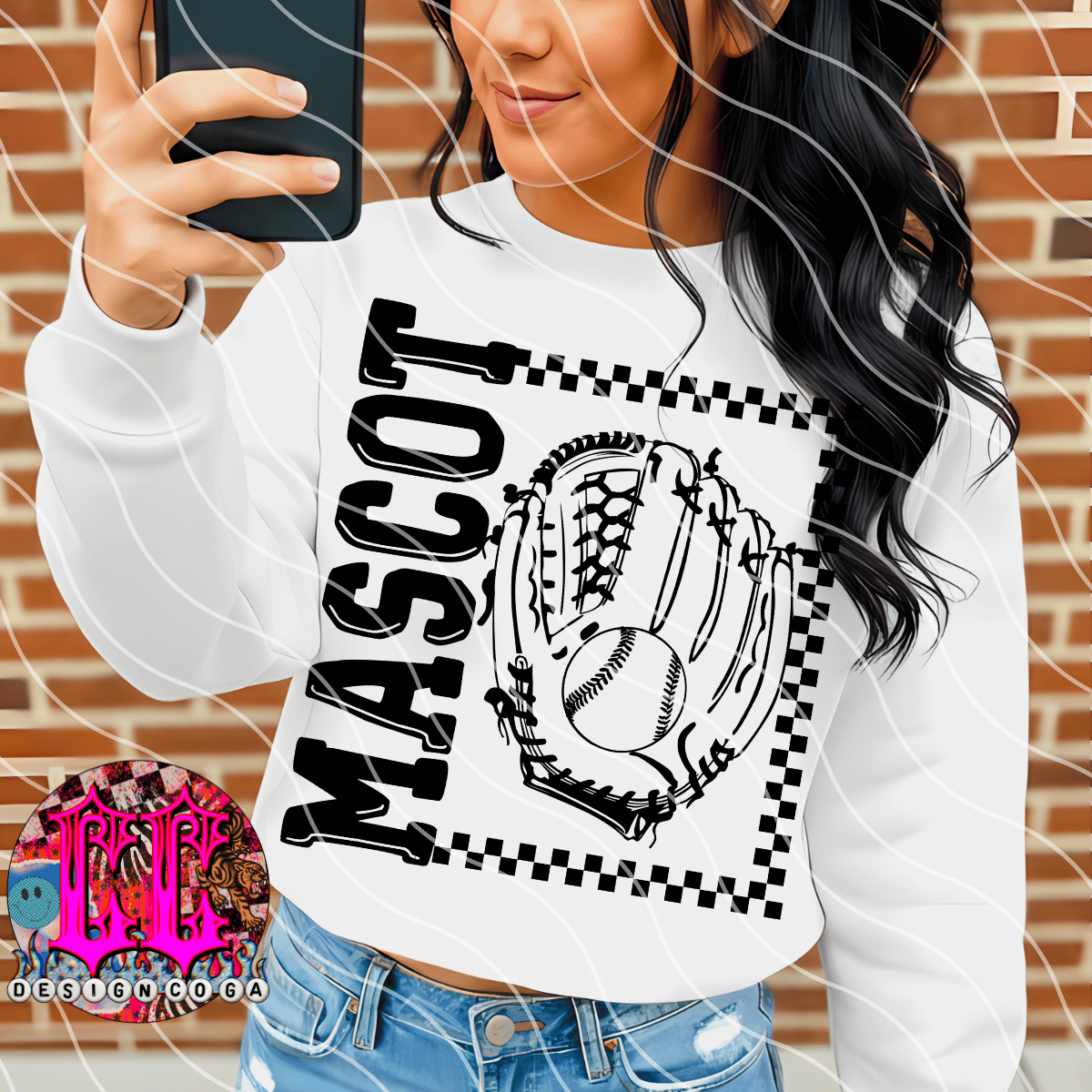 CUSTOM BASEBALL SOFTBALL CHECKER PNG DIGITAL DOWNLOAD