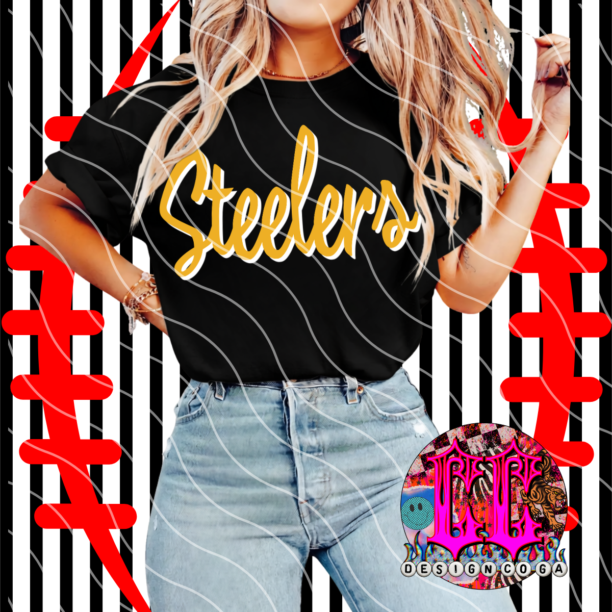 STEELERS FOOTBALL TIME PNG DIGITAL DOWNLOAD