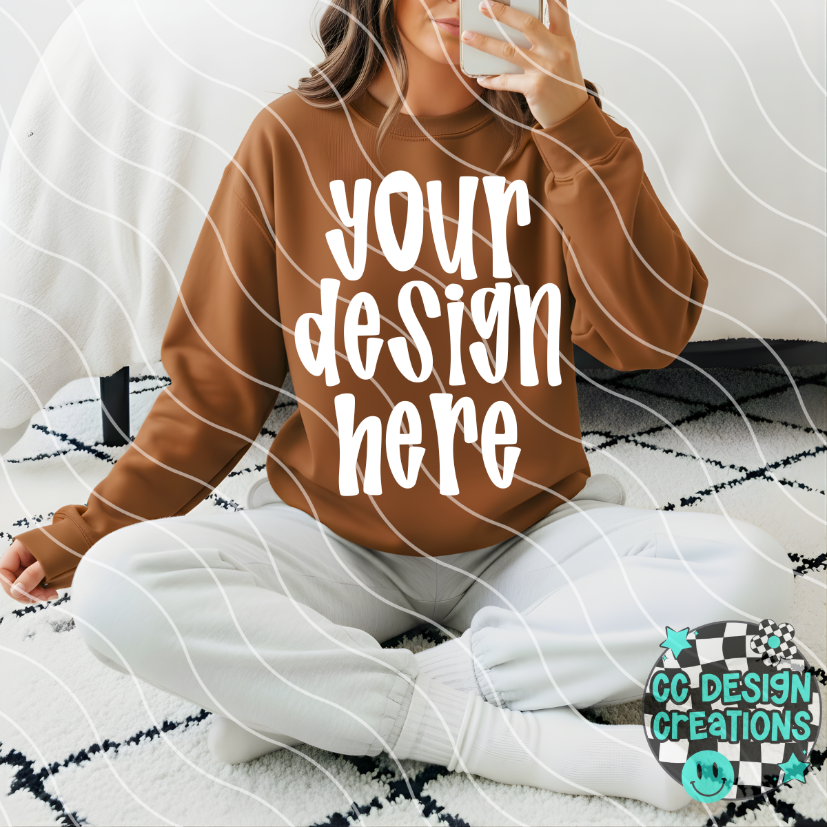 Brown Sweats Mock