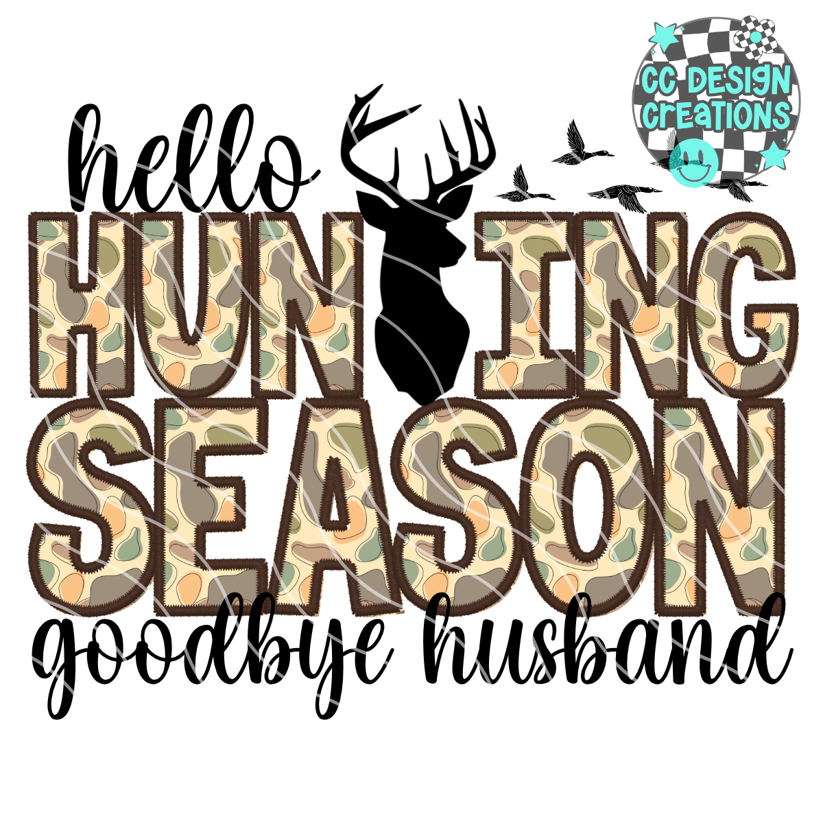 Hello Hunting Season PNG Digital Download