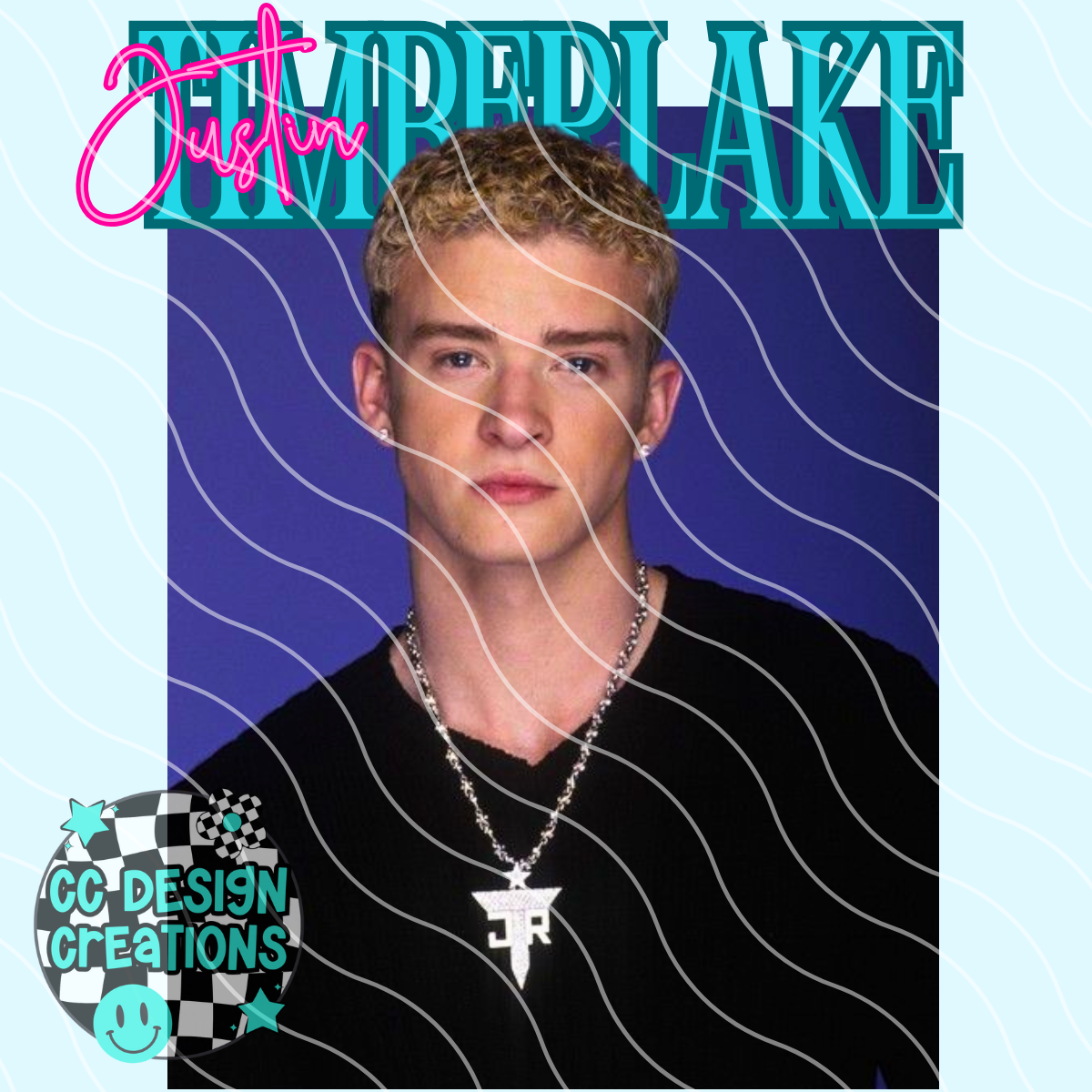 Justin Y2TAKEMEBACK 2000s Heartthrobs PNG Digital Download