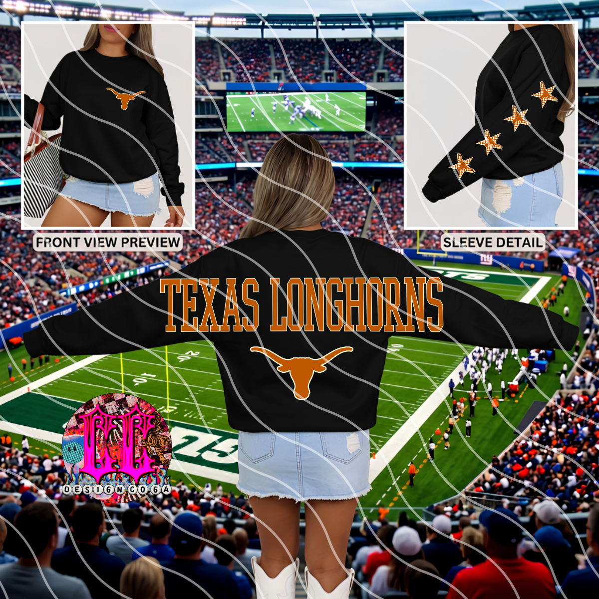 LONGHRNS STAR PNG DIGITAL DOWNLOAD
