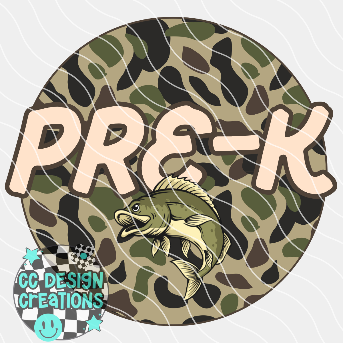 Camo BTS Pre Kindergarten PNG Digital Download