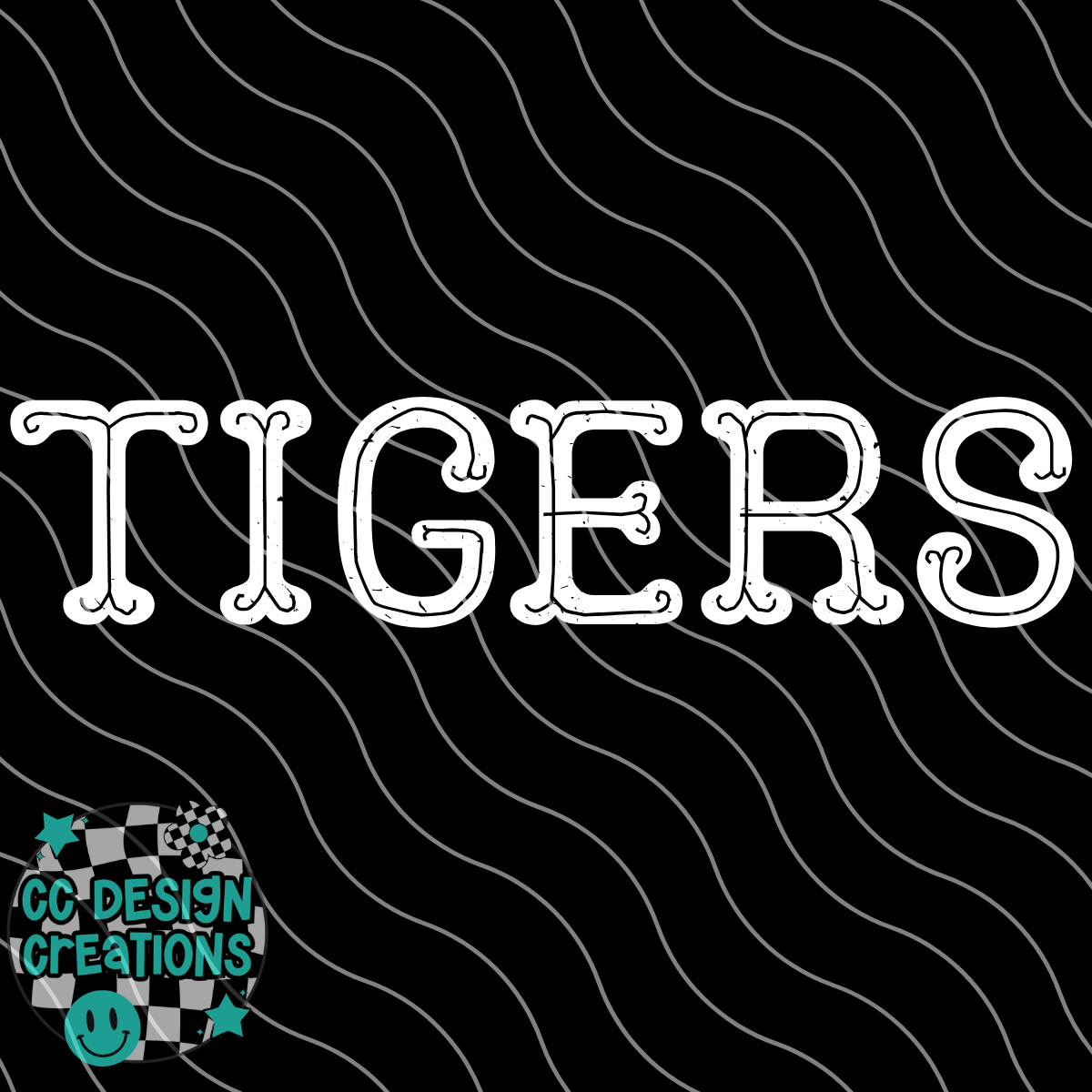 Tigers Western PNG Digital Download